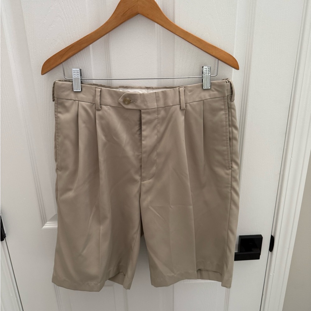 Jos. A. Bank Tan Flat Front Shorts